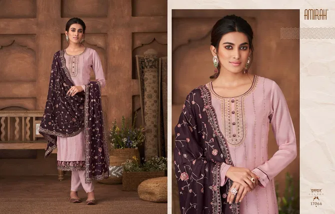 Amirah Gulnaz Vol 2 Chinnon Silk Designer Salwar Kameez Catalog